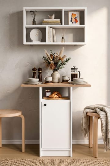 Avero Matbord- 72x73,8x44,5 cm - Vit och ek - Products - Möbler - Bord & matgrupp - Matgrupp