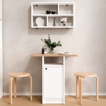 Avero Matbord- 72x73,8x44,5 cm - Vit och ek - Products - Möbler - Bord & matgrupp - Matgrupp