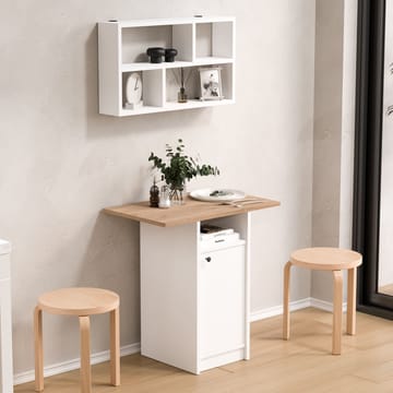 Avero Matbord- 72x73,8x44,5 cm - Vit och ek - Products - Möbler - Bord & matgrupp - Matgrupp