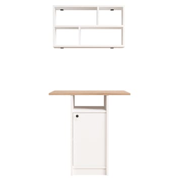 Avero Matbord- 72x73,8x44,5 cm - Vit och ek - Products - Möbler - Bord & matgrupp - Matgrupp