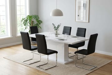 Matgrupp Ratliff 180 cm Förlängningsbar med 4 Cibus stolar - Products - Möbler - Bord & matgrupp - Matgrupp
