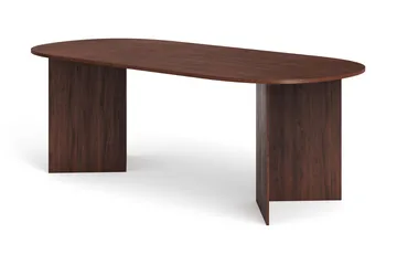 Vera Matgrupp 220 cm rektangulärt i Valnöt med 6 Eira Matstolar - Valnöt - Products - Möbler - Bord & matgrupp - Matgrupp