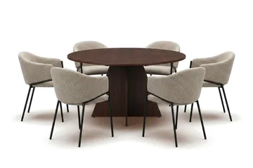 130 cm - Mörkbrun