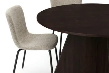 Vera Matgrupp runt 150 cm Rökt Ek med 6 Katy Matstolar - Rökt ek - Products - Möbler - Bord & matgrupp - Matgrupp