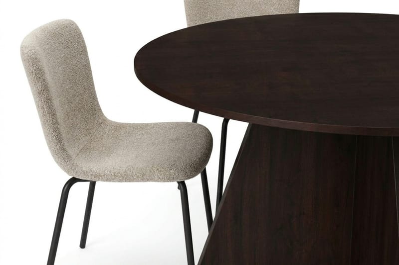 Vera Matgrupp runt 150 cm Rökt Ek med 6 Katy Matstolar - Rökt ek - Products - Möbler - Bord & matgrupp - Matgrupp