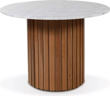 Matisse runt matbord i marmor Ø105 cm - Ek / vit marmor - Ek/Marmor Vit - Products - Möbler - Bord & matgrupp - Matbord & köksbord