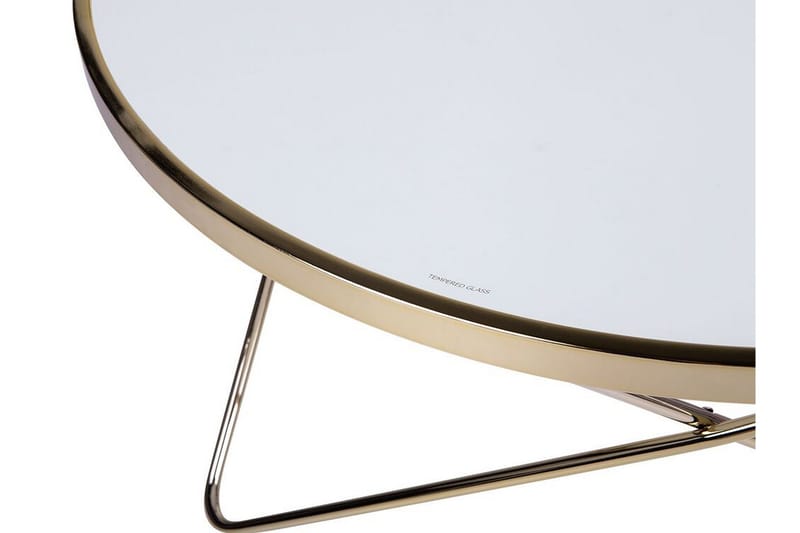 Meerah Soffbord 80 cm Runt - Vit - Products - Möbler - Bord & matgrupp - Soffbord