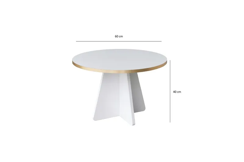 Munne Soffbord 60 cm - Vit - Products - Möbler - Bord & matgrupp - Soffbord