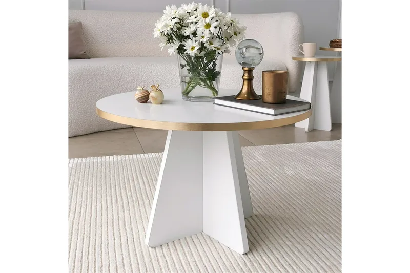 Munne Soffbord 60 cm - Vit - Products - Möbler - Bord & matgrupp - Soffbord