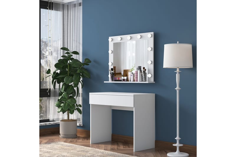 Naomori Sminkbord 90 cm - Vit - Products - Möbler - Bord & matgrupp - Sminkbord & toalettbord