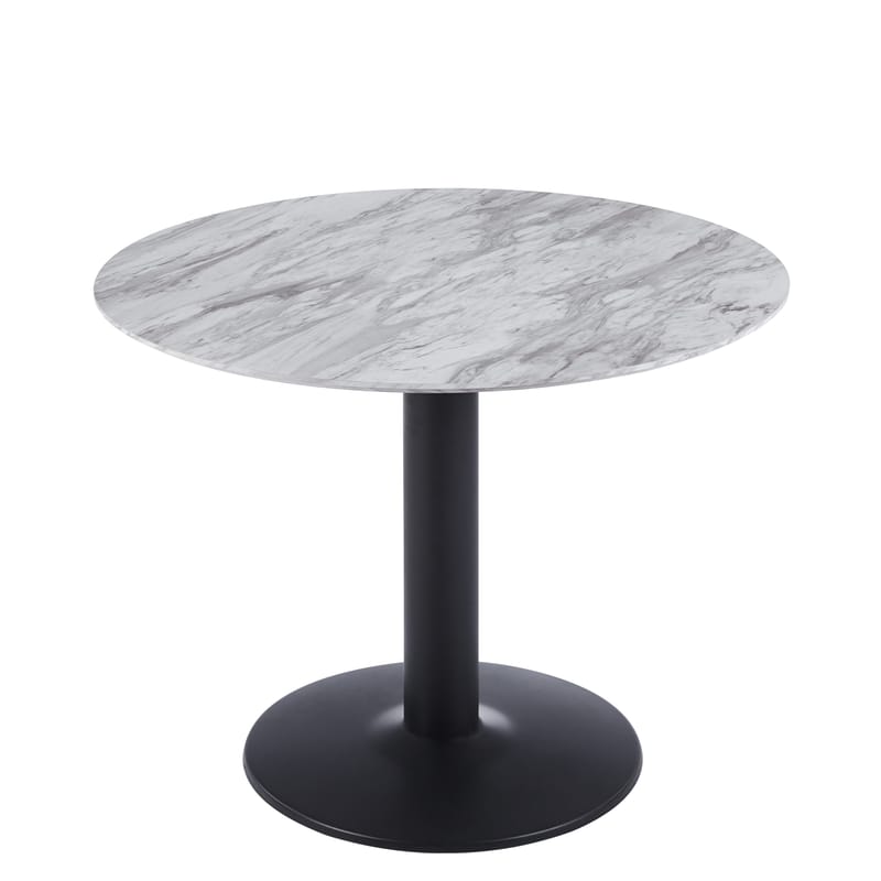 Noah runt matbord Ø100 cm - Marmor/svart - Marmor/svart - Products - Möbler - Bord & matgrupp - Matbord & köksbord
