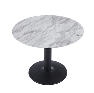 Noah runt matbord Ø100 cm - Marmor/svart - Marmor/svart - Products - Möbler - Bord & matgrupp - Matbord & köksbord