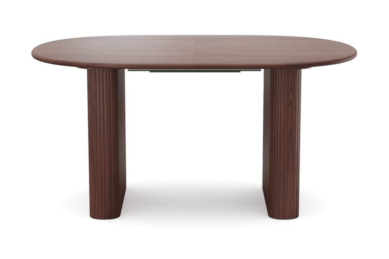 Noira Matgrupp 160-220 cm förlängningsbart i Valnöt med 6 Ronja Matstolar - Sand/Valnöt - Products - Möbler - Bord & matgrupp - Matgrupp