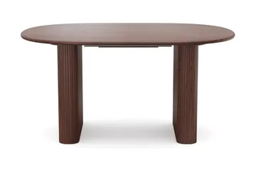 Noira Matgrupp förlängningsbart 160-220 cm Valnöt med 6 Molly Matstolar - Valnöt - Products - Möbler - Bord & matgrupp - Matgrupp