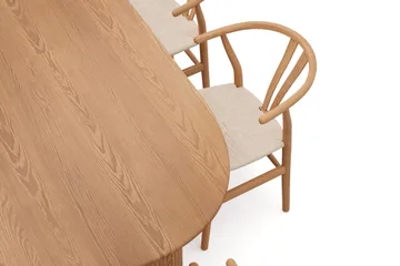 Noira Matgrupp förlängningsbart 220-320 cm Ek med 8 Dastoori Matstolar - Ek - Products - Möbler - Bord & matgrupp - Matgrupp