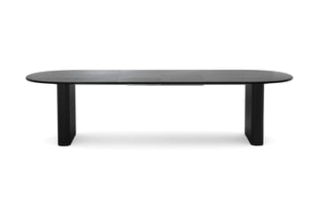 Noira Matgrupp förlängningsbart 220-320 cm Svart med 6 Elysia Matstolar - Products - Möbler - Bord & matgrupp - Matgrupp