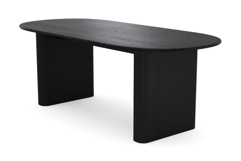 Noira Matgrupp rektangulärt 220 cm Svart med 6 Filip Matstolar - Svartlaserad ek - Products - Möbler - Bord & matgrupp - Matgrupp