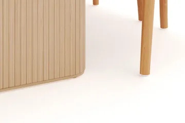 Noira Ovalt Matgrupp 220 cm med 6 Dastoori Matstol - 2220068-6,2098439-1 - Natur - Products - Möbler - Bord & matgrupp - Matgrupp