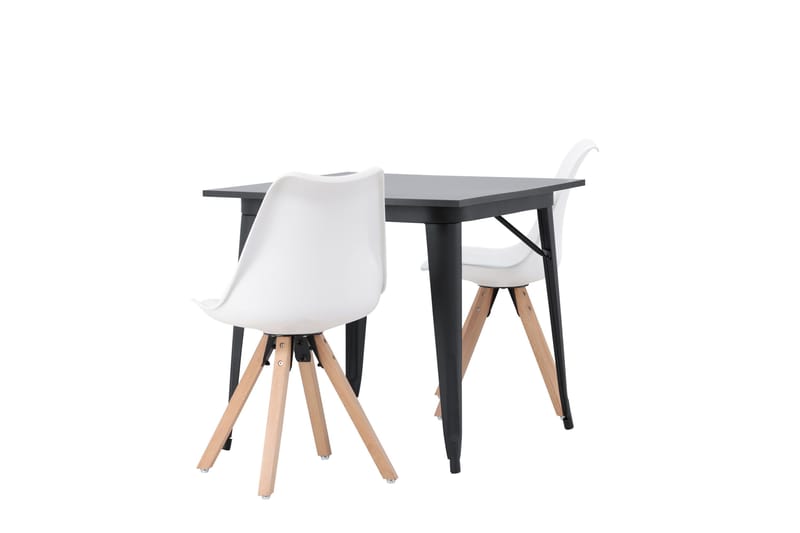 Ochovi Matgrupp  80 cm Rektangulär med 2 Zeno stolar - Svart - Products - Möbler - Bord & matgrupp - Matgrupp