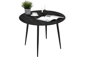 Oktoos Matbord Runt 100 cm - Svart - Products - Möbler - Bord & matgrupp - Matbord & köksbord