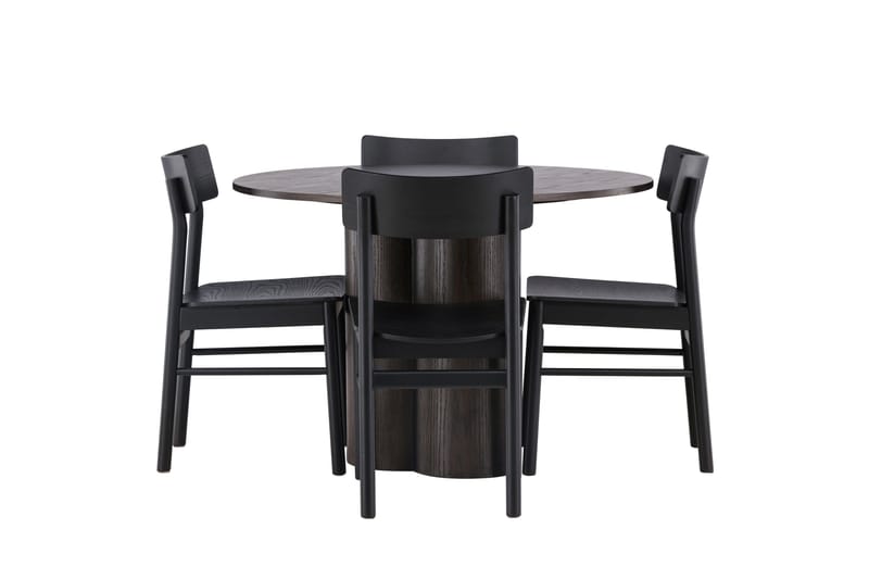 Olivia Matgrupp + 4 stolar - Mocca - Products - Möbler - Bord & matgrupp - Matgrupp