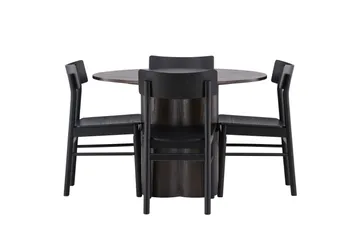 Olivia Matgrupp + 4 stolar - Mocca - Products - Möbler - Bord & matgrupp - Matgrupp