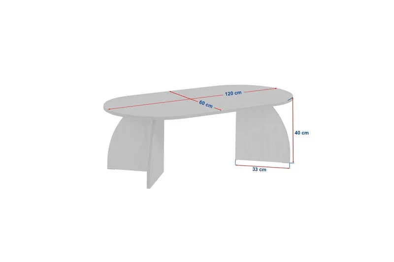 Osyra Soffbord 120 cm - Travertine - Products - Möbler - Bord & matgrupp - Soffbord