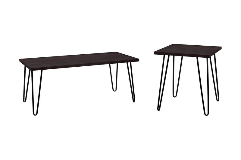 Owen Soffbord 107 cm Espresso/Svart - Dorel Home - Products - Möbler - Bord & matgrupp - Soffbord