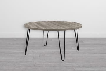 Owen Soffbord 90 cm Ovalt Runt Grå/Svart - Dorel Home - Products - Möbler - Bord & matgrupp - Soffbord