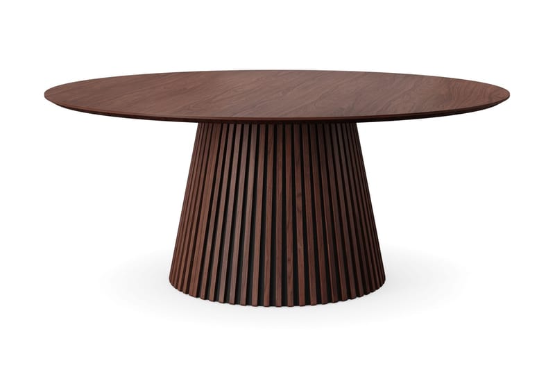 Peyra Matgrupp runt 180 cm Valnöt med 8 Filippa Matstolar - Valnöt - Products - Möbler - Bord & matgrupp - Matgrupp