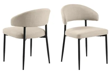 Peyra Ovalt Matbord 200 cm med 6 Sawako Stolar - Valnöt - Products - Möbler - Bord & matgrupp - Matgrupp