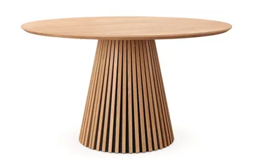 Peyra Runt Matbord 130 cm Fanér - Ek - Products - Möbler - Bord & matgrupp - Matbord & köksbord