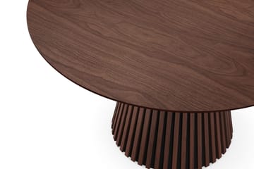 Peyra Runt Matbord 130 cm Fanér - Valnöt - Products - Möbler - Bord & matgrupp - Matbord & köksbord