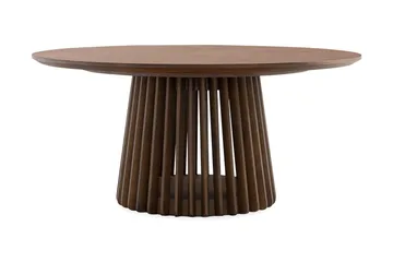 Peyra Runt Soffbord 86 cm - Valnöt - Products - Möbler - Bord & matgrupp - Soffbord