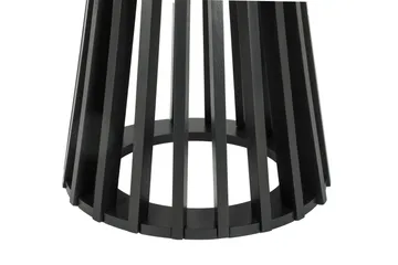 Peyra Soffbord Runt 60 cm Fanér - Svartlaserad ek - Products - Möbler - Bord & matgrupp - Soffbord
