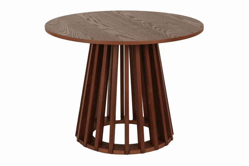 Peyra Soffbord Runt 60 cm Fanér - Valnöt - Products - Möbler - Bord & matgrupp - Soffbord