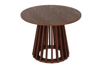 Peyra Soffbord Runt 60 cm Fanér - Valnöt - Products - Möbler - Bord & matgrupp - Soffbord