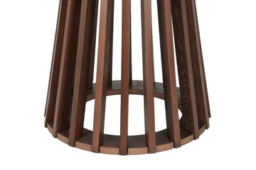 Peyra Soffbord Runt 60 cm Fanér - Valnöt - Products - Möbler - Bord & matgrupp - Soffbord