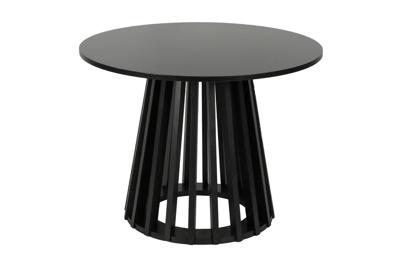 Peyra Soffbord Satsbord Runt 86/60 cm Fanér - Svart - Products - Möbler - Bord & matgrupp - Soffbord