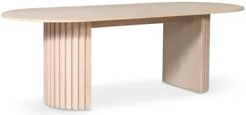 PiPi ovalt matbord 230 cm - Whitewash - Whitewash - Products - Möbler - Bord & matgrupp - Matbord & k öksbord