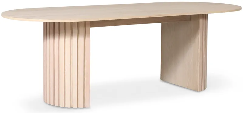 PiPi ovalt matbord 230 cm - Whitewash - Whitewash - Products - Möbler - Bord & matgrupp - Matbord & köksbord
