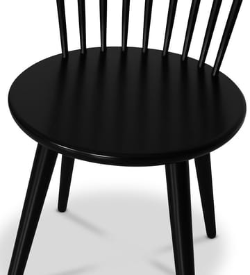 PiPi ovalt matgrupp 240 cm inkl 8 st svarta pinnstolar Castor - Oljad ekfanér - Whitewash - Products - Möbler - Bord & matgrupp - Matgrupp
