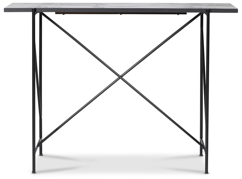 Portland barbord 140 cm - Marmor/svart - Marmor/svart - Products - Möbler - Bord & matgrupp - Barbord & ståbord