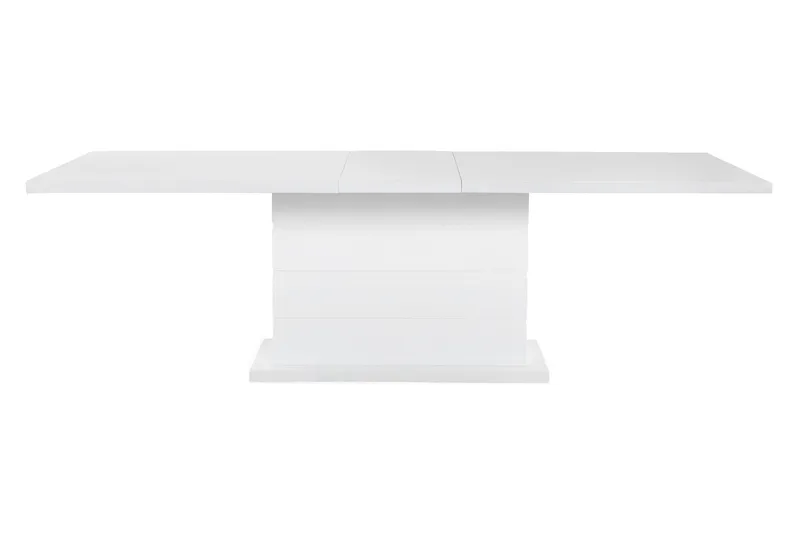 Ratliff Matgrupp 180 cm + 8 Sorado Stol - Vit/Krom - Products - Möbler - Bord & matgrupp - Matgrupp