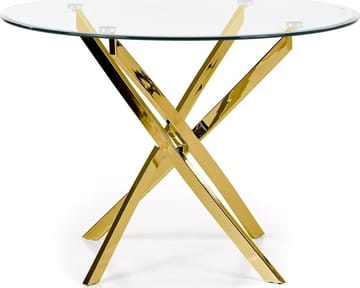 Raymond matbord Ø100 cm - Guld - Guld - Products - Möbler - Bord & matgrupp - Matbord & köksbord