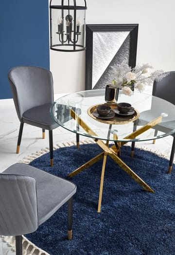 Raymond matbord Ø100 cm - Guld - Guld - Products - Möbler - Bord & matgrupp - Matbord & köksbord