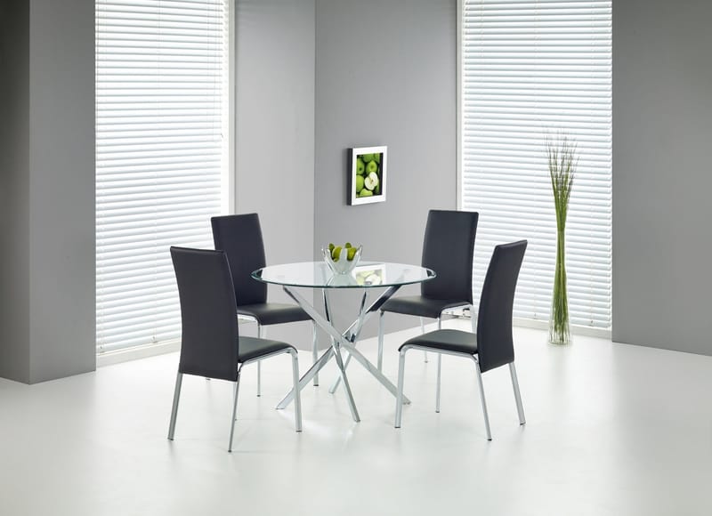 Raymond matbord Ø100 cm - Krom - Krom - Products - Möbler - Bord & matgrupp - Matbord & köksbord