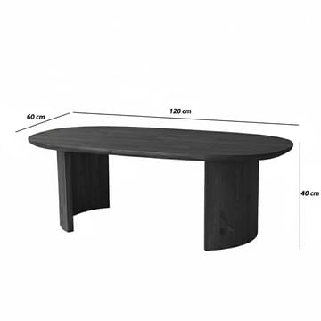 Renvik Soffbord 120x40x60 cm - Antracit - Products - Möbler - Bord & matgrupp - Soffbord