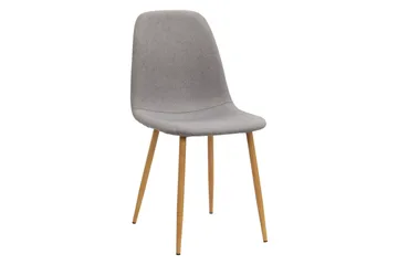 Richeto Matbord 210 cm ek +  6 st Nibe stol grå med ek ben - Ek - Products - Möbler - Bord & matgrupp - Matgrupp
