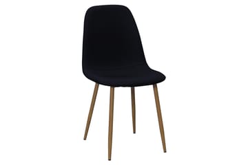 Richeto Matbord 210 cm ek +  6 st Nibe stol svart med ek ben - Natur/Svart - Products - Möbler - Bord & matgrupp - Matgrupp